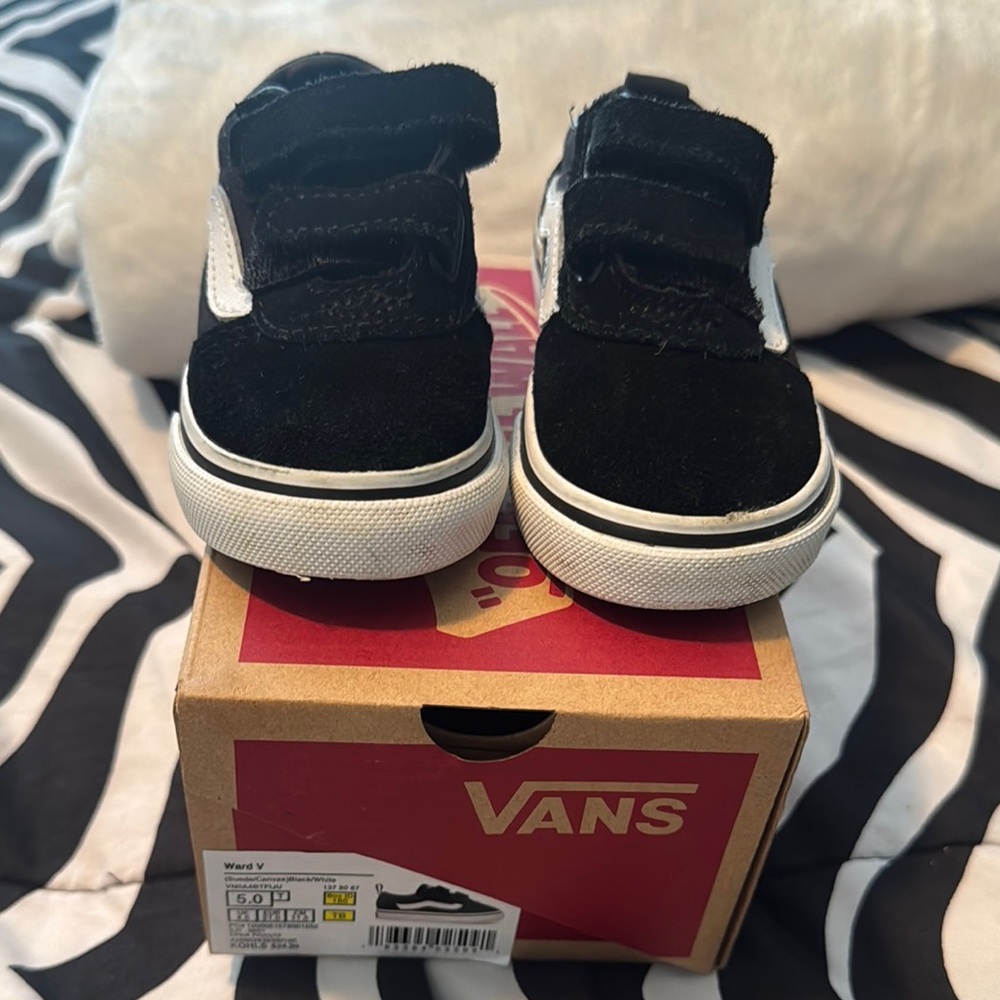 Vans Black and White Old Skool Sneakers